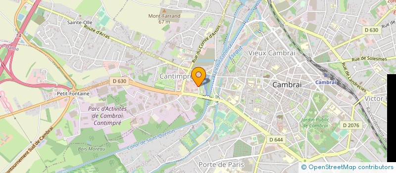 localisation de l'entreprise JT EXPERTISE à CAMBRAI