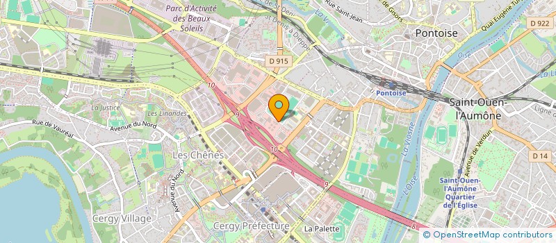 localisation de l'entreprise JT EXPRESS à PONTOISE