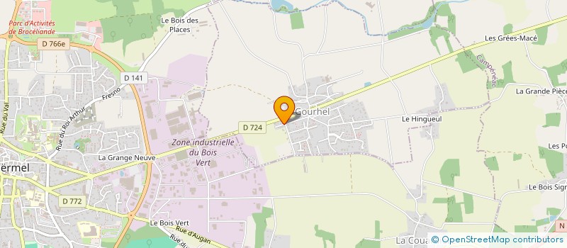 localisation de l'entreprise JT HOLDING  GOURHEL