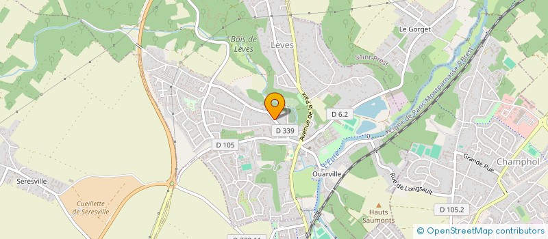 localisation de l'entreprise JT IMMO à LEVES