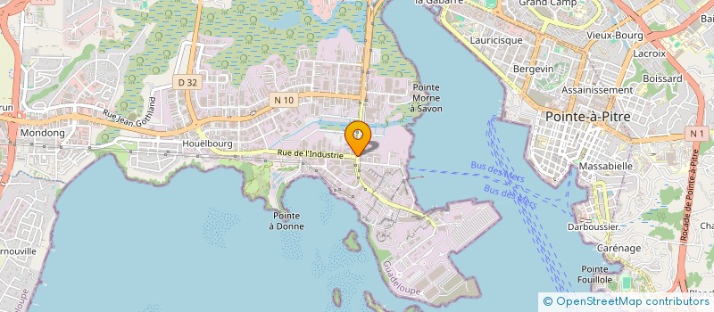 localisation de l'entreprise JT IMMO  BAIE-MAHAULT