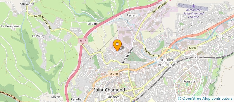 localisation de l'entreprise JT IMMO  SAINT-CHAMOND