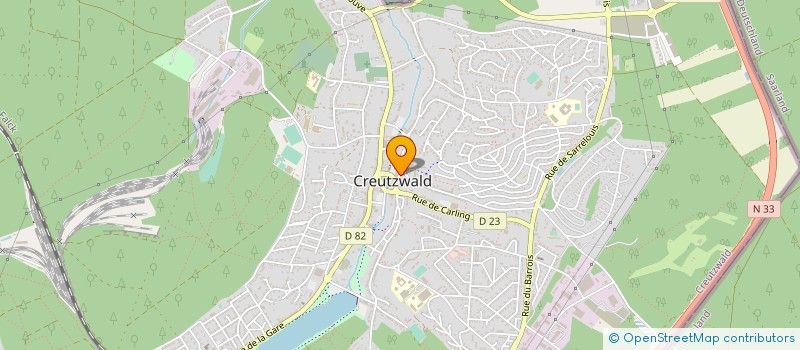 localisation de l'entreprise JT INTERIM à CREUTZWALD