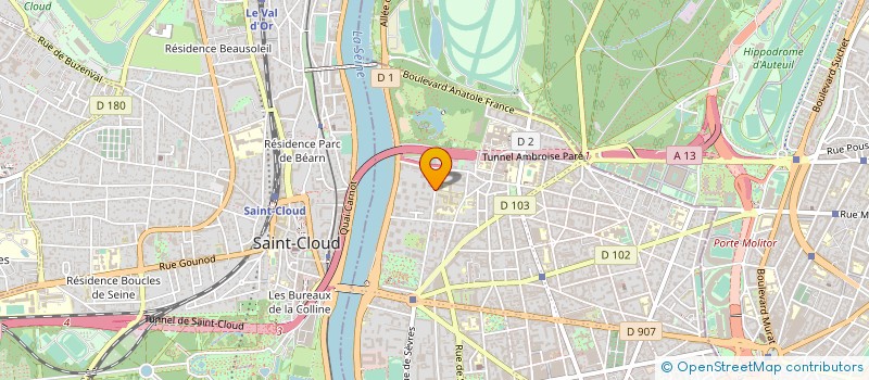 localisation de l'entreprise JT INTERNATIONAL FRANCE à BOULOGNE-BILLANCOURT