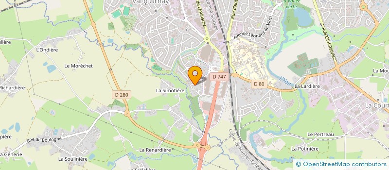 localisation de l'entreprise JT INVEST à LA ROCHE-SUR-YON