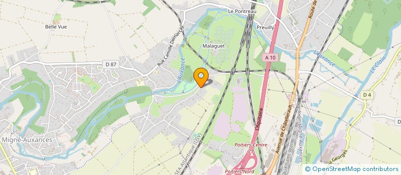 localisation de l'entreprise JT INVEST  MIGNE-AUXANCES