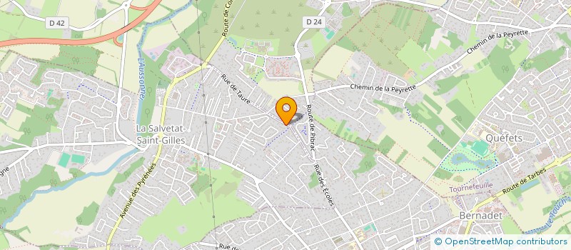 localisation de l'entreprise JT INVESTISSEMENT  LA SALVETAT-SAINT-GILLES