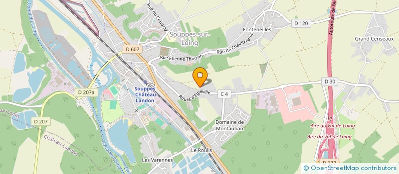 localisation de l'entreprise JT LAVAGE  SOUPPES-SUR-LOING