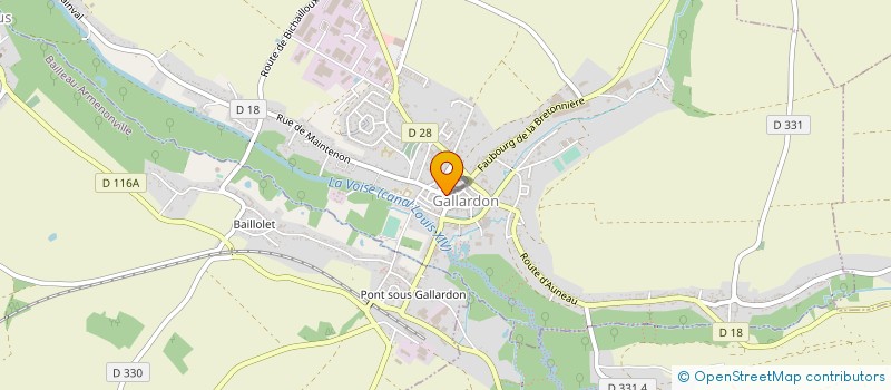 localisation de l'entreprise JT MARKET à GALLARDON