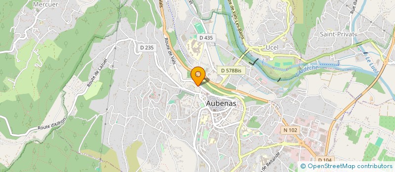 localisation de l'entreprise JT MECA à AUBENAS
