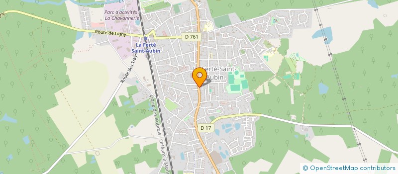 localisation de l'entreprise JT MOTO SARL à LA FERTE-SAINT-AUBIN