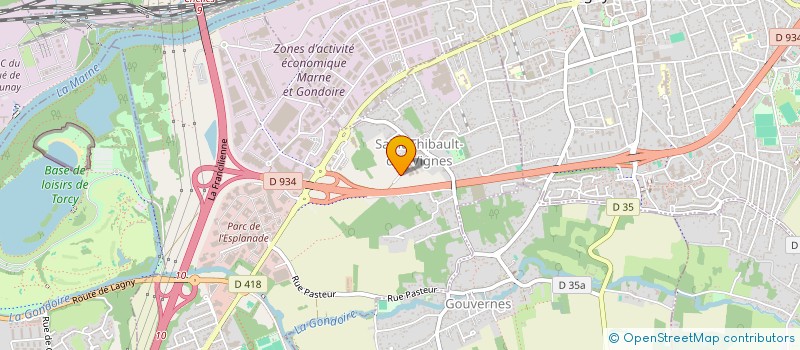 localisation de l'entreprise JT PARTNERS  SAINT-THIBAULT-DES-VIGNES