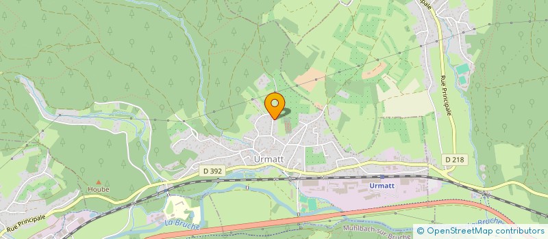 localisation de l'entreprise JT PAYSAGE CREATION  URMATT