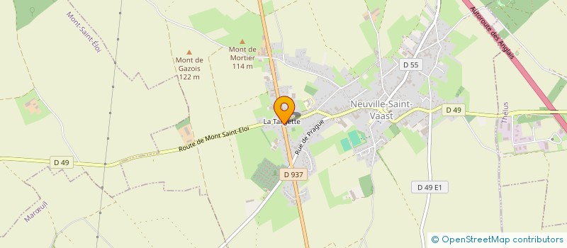 localisation de l'entreprise JT PUB MEDIA  NEUVILLE-SAINT-VAAST