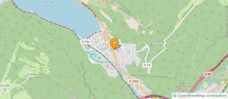 localisation de l'entreprise JT ROTA à NANTUA