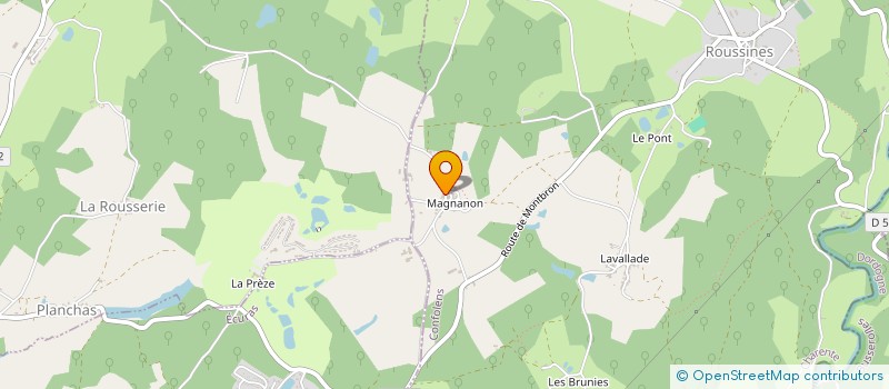 localisation de l'entreprise JT SPORTS LOCATION  ROUSSINES