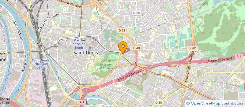 localisation de l'entreprise JT TELECOM à SAINT-DENIS