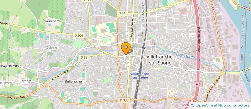localisation de l'entreprise JT VILLEFRANCHE à VILLEFRANCHE-SUR-SAONE