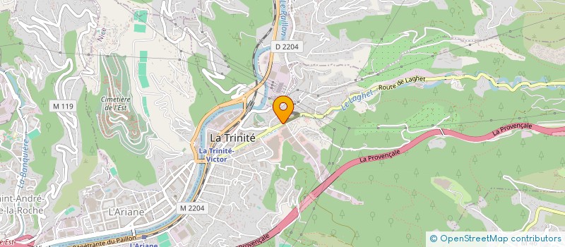 localisation de l'entreprise JT710 à LA TRINITE