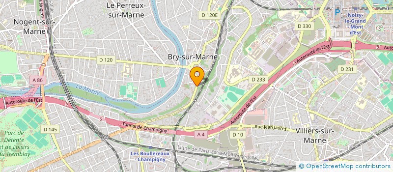 localisation de l'entreprise JTAF 2  BRY-SUR-MARNE