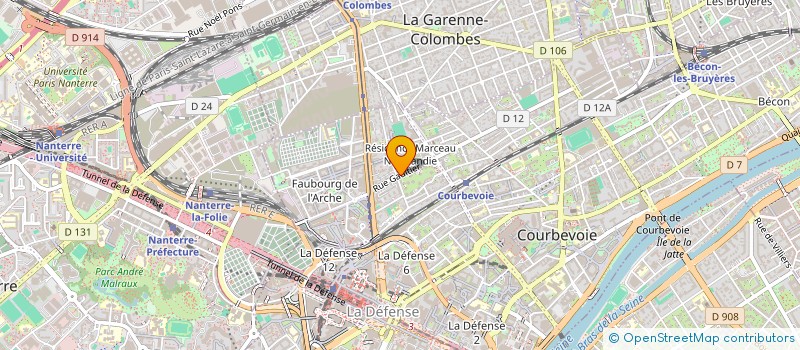 localisation de l'entreprise JTAL à COURBEVOIE