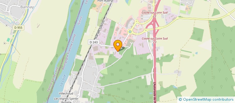 localisation de l'entreprise JTAM  LA CHARITE-SUR-LOIRE