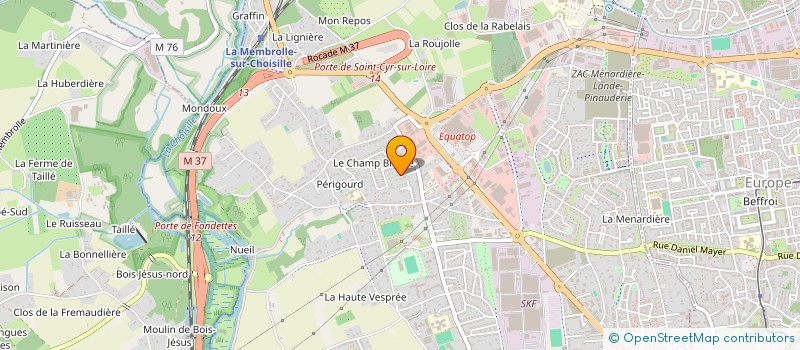 localisation de l'entreprise JTB  SAINT-CYR-SUR-LOIRE