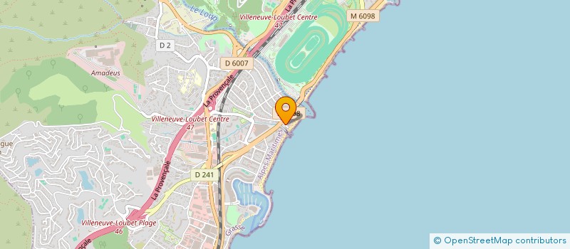 localisation de l'entreprise JTB à VILLENEUVE-LOUBET