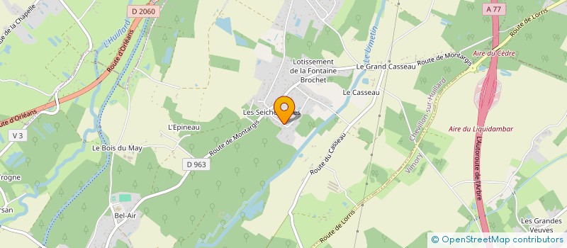 localisation de l'entreprise JTB à CHEVILLON-SUR-HUILLARD