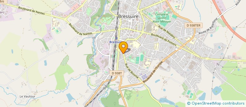 localisation de l'entreprise JTB  BRESSUIRE