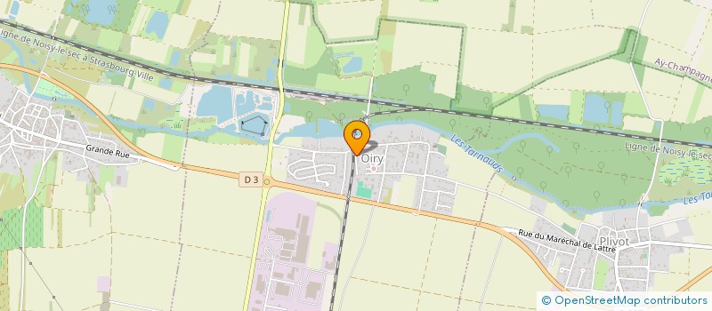 localisation de l'entreprise JTB TRANSPORTS  OIRY