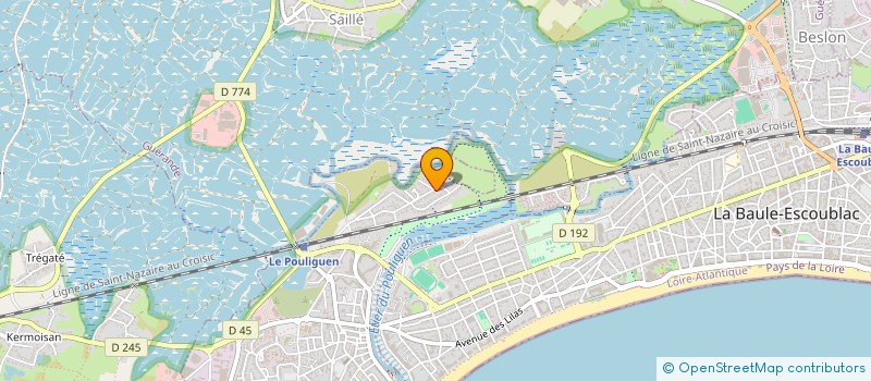 localisation de l'entreprise JTC  LE POULIGUEN