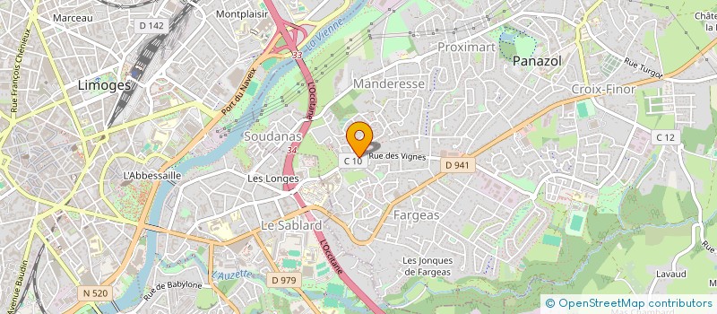 localisation de l'entreprise JTC à PANAZOL