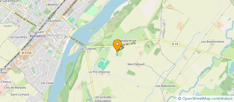 localisation de l'entreprise JTC BOIS à BEAUGENCY
