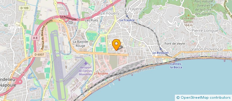 localisation de l'entreprise JTC FRANCE  CANNES