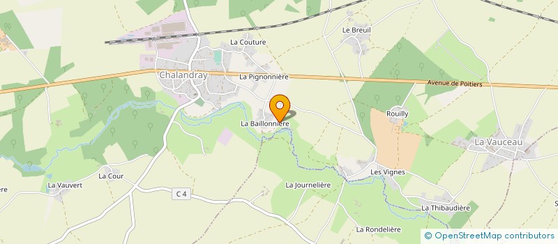 localisation de l'entreprise JTCAVE  CHALANDRAY