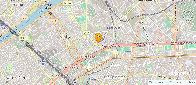 localisation de l'entreprise JTD SERVICES à CLICHY