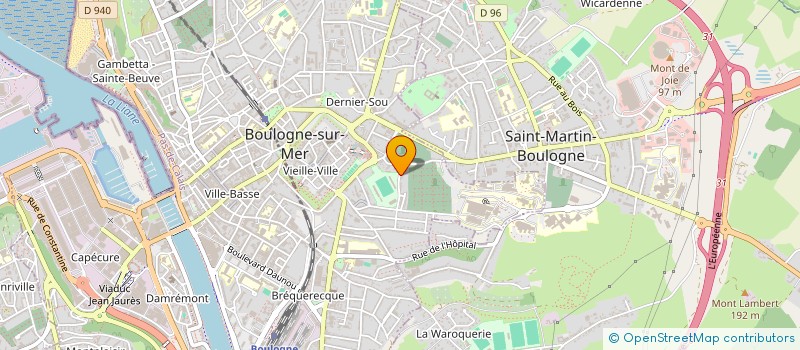localisation de l'entreprise JTE COLLE à BOULOGNE-SUR-MER