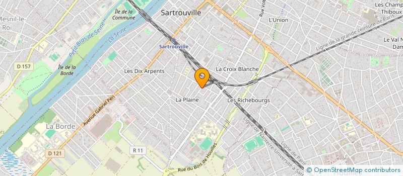 localisation de l'entreprise JTE IMMOBILIER  SARTROUVILLE