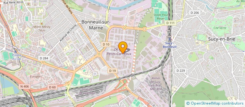 localisation de l'entreprise JTEKT MACHINERY EUROPE SAS à BONNEUIL-SUR-MARNE