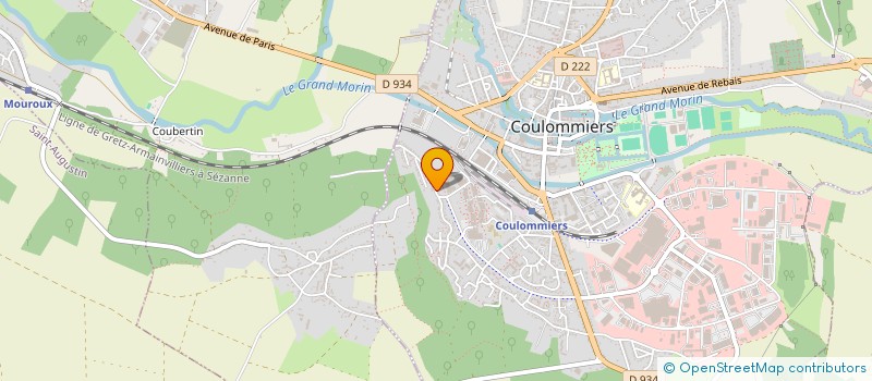localisation de l'entreprise JTF DECO BAT à COULOMMIERS