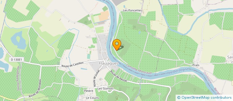 localisation de l'entreprise JTF - FERMETURES ET ISOLATION DU BATIMENT  LAMOTHE-MONTRAVEL