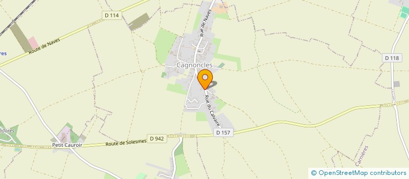 localisation de l'entreprise JTG  CAGNONCLES