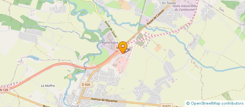 localisation de l'entreprise JTK  SOUAL