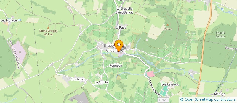 localisation de l'entreprise JTK RACING TEAM  BISSEY-SOUS-CRUCHAUD