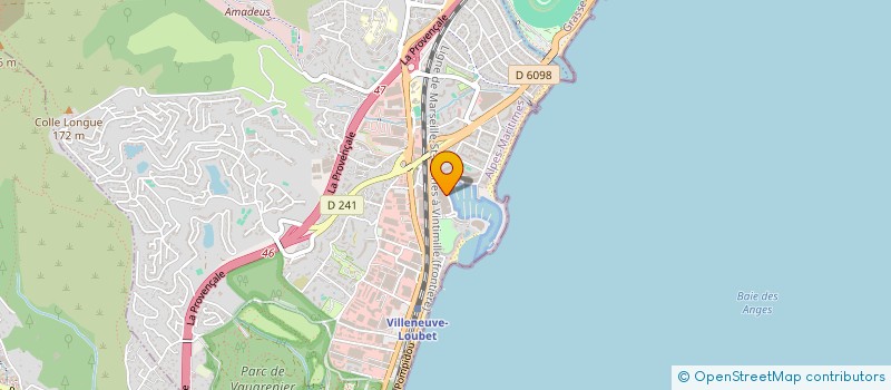 localisation de l'entreprise JTLD  VILLENEUVE-LOUBET