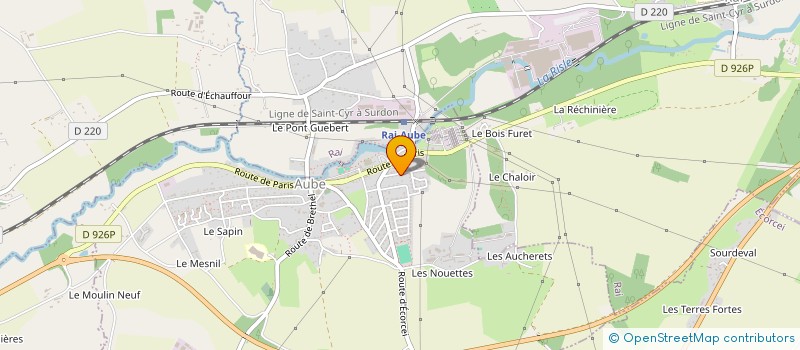 localisation de l'entreprise JTLOC à AUBE