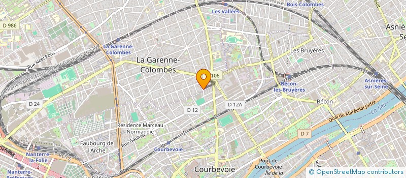 localisation de l'entreprise JTLT  LA GARENNE-COLOMBES