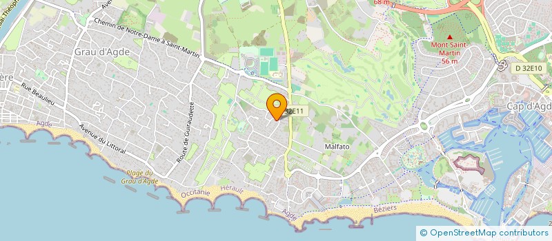 localisation de l'entreprise JTM  AGDE