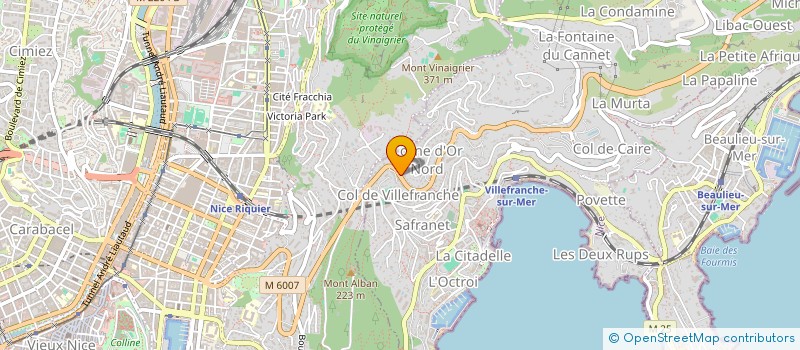 localisation de l'entreprise JTM à VILLEFRANCHE-SUR-MER